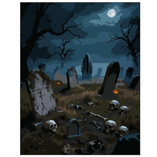11" x 14" Graveyard Paint-by-Number Kit by Artist's Loft®